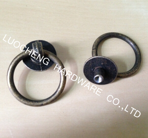 50PCS/LOT FREE SHIPPING 32mmX40mm ANTIQUE STYLE RING HANDLE CABINET ZINC ALLOY HANDLE WITH ANTIQUE BRASS FINISH|antique finish cabinets|handle cabinethandle brass - AliExpress