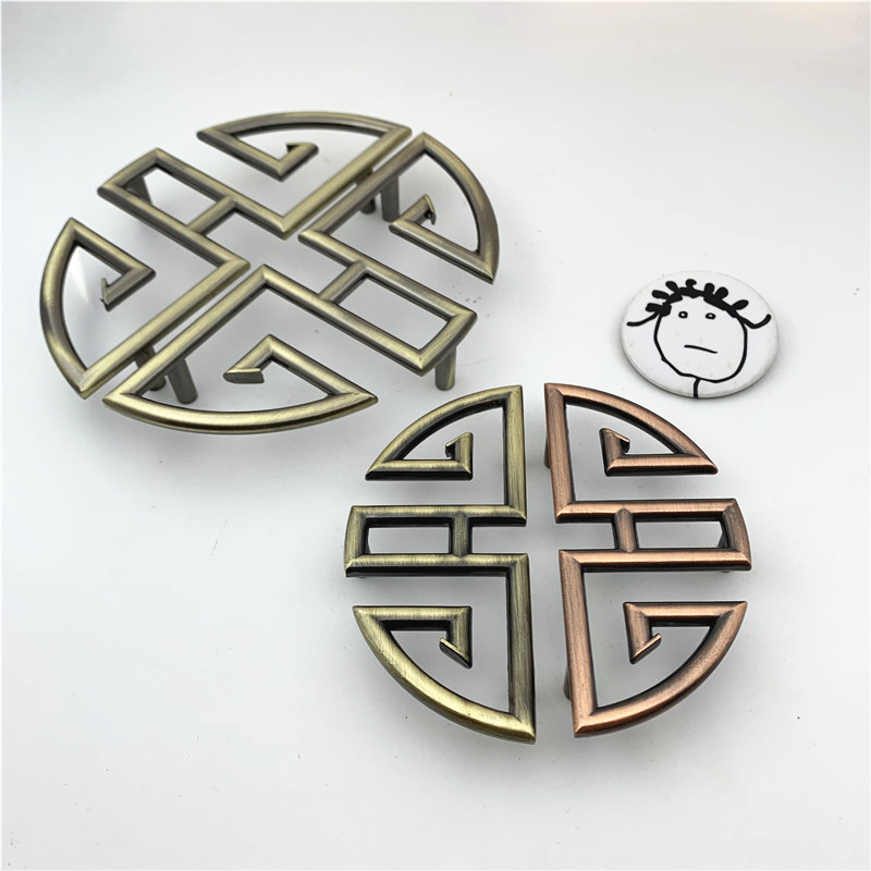 LCH Hole Pitch 64mm 96mm Antique Style Chinese Knot cabinet handle Wine cupboard Knob Door Pull Furniture Hardware|cabinet handles|furniture hardware knobsfurniture hardware - AliExpress