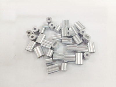 100Pcs The Rope Round Aluminum Sleeve 2MM Wire Rope Aluminum Joints Chuck [DoorHardware-87|]