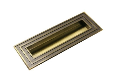 Bronze Cabinet Wardrobe Cupboard Knob Invisible Drawer Door Pulls Handles 96mm 3.78" MBS384-2 [Handles&Knobs-838|]