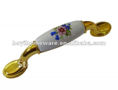 Gold zinc alloy furniture handle knob wholesale and retail shipping discount 50pcs/lot A01-BGP [GoldZincAlloyHandlesandKnobs-237|]
