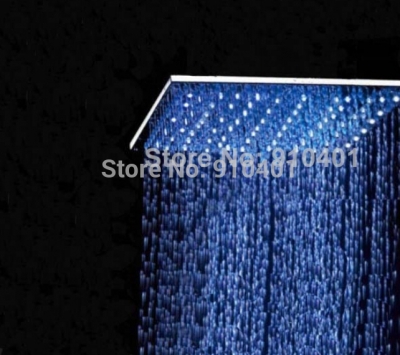 Wholesale And Retail Promotion LED Color Chaning 16" Square Rain Shower Head LED 40cm Brass Shower Replacement [Shower head &hand shower-4182|]
