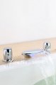 Wholesale And Retail Promotion NEW Modern Chrome Brass Waterfall Bathroom Basin Faucet Vessel Sink Mixer Tap