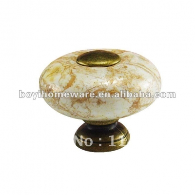 crackled ceramic bed knobs wholesale and retail shipping discount 100pcs/lot AS28-AB