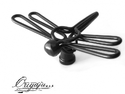 Small size Dragonfly knob / black cabinet handle/ Black cabinet knob/ drawer pull [MetalHandles-713|]