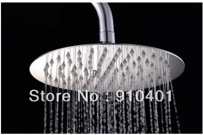 Wholesale And Retail Promotion Big Luxury Bathroom Shower Head 12" Round Rain Shower Head Wall Mounted Shower [Shower head &hand shower-4046|]