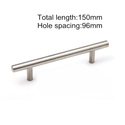 Solid Stainless Steel Cabinet Handle Durable Cupboard Pull Kitchen Handles Bars Furniture Pulls 96mm Hole Spacing [Cabinethandles-244|]