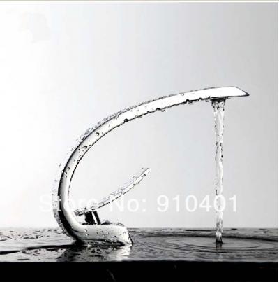 Wholesale And Retail Promotion Polished Chrome Brass Bathroom Basin Faucet Vanity Sink Mixer Tap Deck Mounted [Chrome Faucet-1369|]