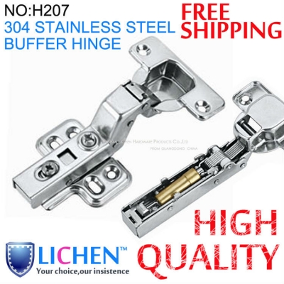 (4 pieces/lot)LICHEN105 Degree 304 stainless steel Embed Hinges Soft-close Hinges Cabinet Cupboard Hinges [hinges(for cupboard)-191|]