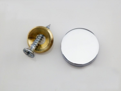 20Pcs Brass Chrome AD Fixing Screws Glass Standoff Pin(D:20mm) [FurnitureHardware-205|]