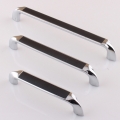 Modern Simple Matte Black Furniture Handle Chinese style Double Hole Drawer Knob Zinc alloy Closet/Shoes Cabinet Pull