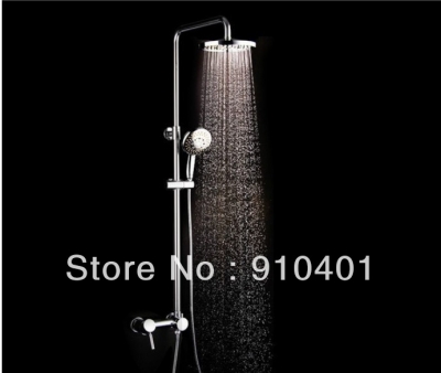 Wholesale And Retail Promotion Brass Rainfall Bathroom Shower Faucet Tap Chrome Finished Shower Bath Mixer Tap [Chrome Shower-2568|]