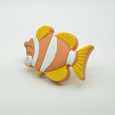 whole sales children harm proof animation fish design soft kids furniture handles drawer pulls kids bedroom dresser knobs [Silliconekidsfurniturehandles-146|]