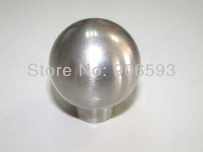 12pcs lot free shipping modern orbicular stainless steel cabinet knob\\furniture knob\\drawer knob