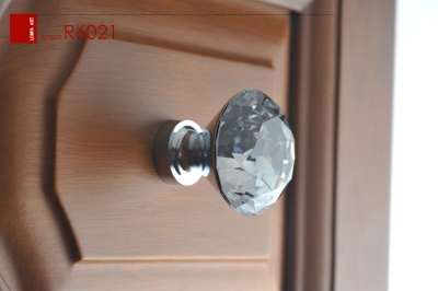 40mm K9 clear Crystal Glass, cabinet Knobs Door Handles / furniture pull / Cupboard knob [CrystalHandles-465|]