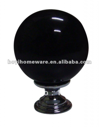 new black colored ceramic knob bulb shape cabinet knobs kitchen knobs round knobs PD07 wholesale and retail 100pcs/lot [NewItems-392|]