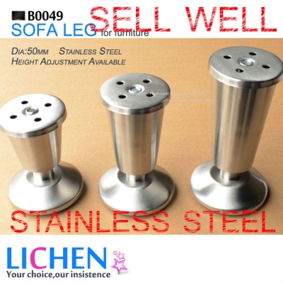 (4 pieces/lot) 50*80mm LICHEN Stainless Steel Legs&Furniture Legs&Cabinet Legs&Cone Leg [Furniture Legs-117|]