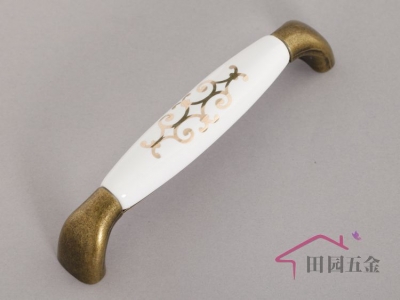 128mm European style GOLD furniture handle / cabinet pull / Antique bronze handle/ drawer pull [CeramicHandles-252|]
