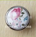 Ceramic Zinc Alloy modern tulip classic knob Kitchen Cabinet Furniture Handle knob U54