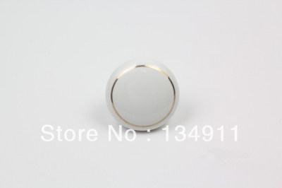 Hot Sale 10pcs 34mm Mini White Ceramic Kintchen Knobs Usage for Furniture Drawer Dresser Pulls in Cabinet Hardware [FurnitureCeramicHandles-94|]