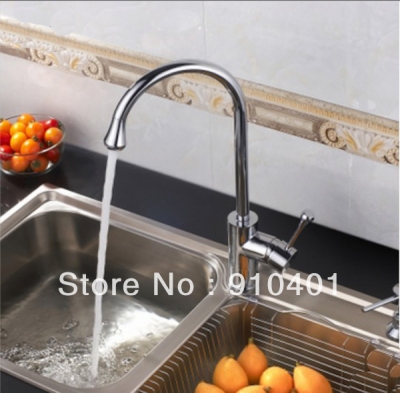 Wholesale And Retail Promotion Chrome Brass Round Style Kitchen Bar Sink Faucet Single Handle Vessel Mixer Tap [Chrome Faucet-843|]