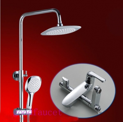 Wholesale And Retail Promotion Luxury Polished Chrome Bathroom Shower Mixer Tap Tub Faucet W/ Handheld Shower [Chrome Shower-2164|]