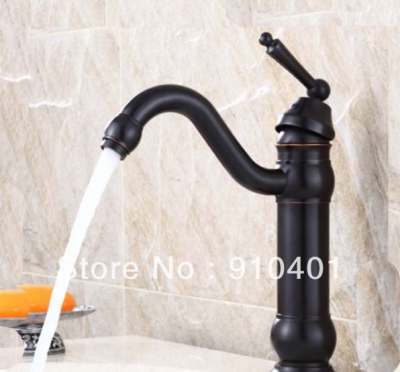 Wholesale And Retail Promotion Oil Rubbed Bronze Luxury Brass Bathroom Faucet Single Lever Vanity Sink Mixer [Oil Rubbed Bronze Faucet-3763|]