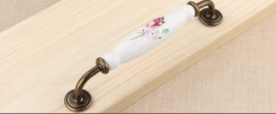 Bronze Tulip Cabinet Wardrobe Cupboard Knob Drawer Door Pulls Handles 160mm 6.30" MBS360-9 [Handles&Knobs-804|]