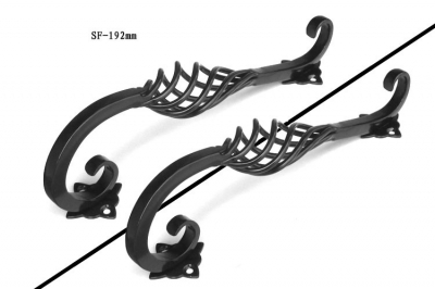Iron Birdcage Cabinet Pull Knobs Matte Black Finish(C.C.:192mm, L:245mm) [IronCabinetHandle-224|]