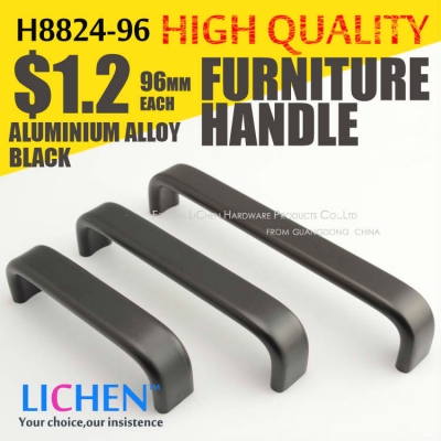 LICHEN H8824-96 Black Furniture handles [Furniture Handle-63|]