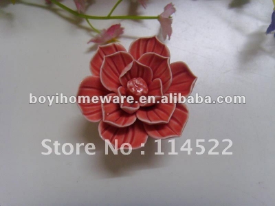 new flower knobs handcrafted knobs handmade furniture knobs wholesale and retail shipping discount 200pcs/lot MG-11 [SingleHoleKnobs-582|]