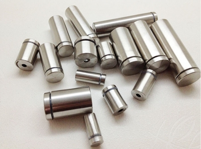 Lot of 20 Stainless Steel Advertisement Fixing AD Screws Glass Standoff Pin(25mm*70mm) [FurnitureHardware-208|]