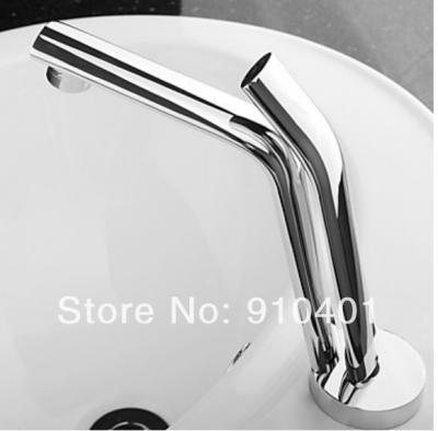 Wholesale And Retail Promotion NEW Deck Mounted Chrome Brass Bathroom Basin Faucet Single Handle Sink Mixer Tap [Chrome Faucet-1336|]