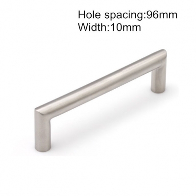 304Stainless Steel Cabinet Handle Durable Cupboard Pull Kitchen Handles Bars Furniture Pulls 96mm Hole spacing 10mm Width [CabinetHandle-302|]