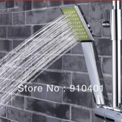 Wholesale And Retail Promotion High Pressure Square Single Head Hand-Held Shower Rainfall Head Shower Nozzle [Shower head &hand shower-4116|]