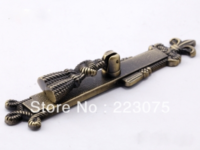 -ZH2121 L:136MM w screw single hole Zinc alloy European bronze drawer cabinets pull handle door knobs 10pcs/lot [AntiqueHandles-22|]