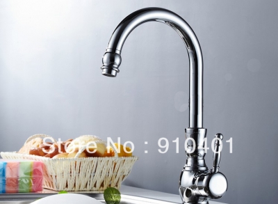 Cheap Brass material Single Handle Kitchen Mixer Chrome Finished Sink Faucet Swivel Spout Deck Mounted Offer Hot And Cold Water [Chrome Faucet-620|]