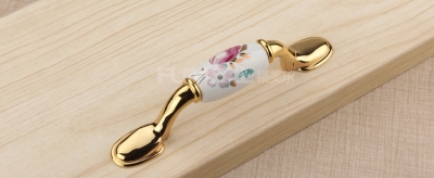 Tulip Ceramics Cabinet Wardrobe Cupboard Knob Drawer Door Pulls Handles 76mm 2.99" MBS363-2 [Handles&Knobs-371|]