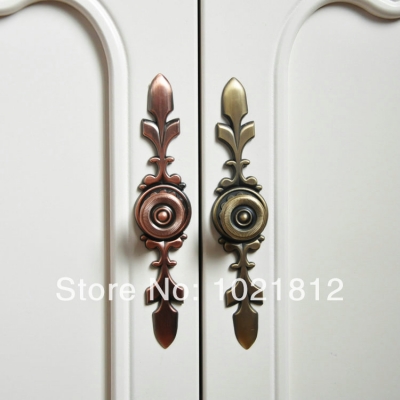 120mm Wardrobe Armoire Cabinet Handles Cabinet Cupboard Closet Dresser Handles Pulls Bars Anqitue Bronze Copper [CabinetHandle-259|]