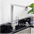 Wholesale And Retail Promotion NEW Chrome Brass Kitchen Faucet Swivel Spout Single Handle Vessel Sink Mixer Tap