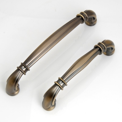 96mm Antique kitchen handles / kitchen cabinet hardware/ dresser pull and handles/ Furniture knob [AntiqueHandles-87|]