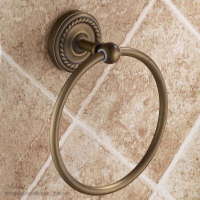 Copper antique towel ring fashion towel hanging towel rack bathroom hardware accessories [BathroomHardware-160|]