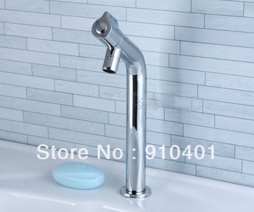 Wholesale And Retail Promotion NEW 11" Tall Bathroom Basin Faucet Vanity Sink Tap Single Handle Cold Water Tap