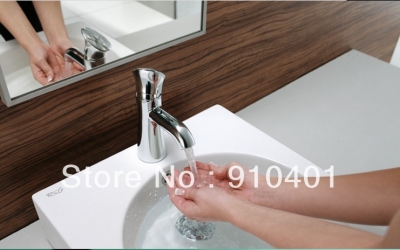 Wholesale And Retail Promotion Modern Bathroom basin faucet vessel sink mixer tap single handle chrome finish [Chrome Faucet-1556|]