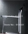 Wholesale And Retail Promotion NEW Modern Waterfall Bathroom Basin Faucet Single Lever Chrome Kitchen Mixer Tap