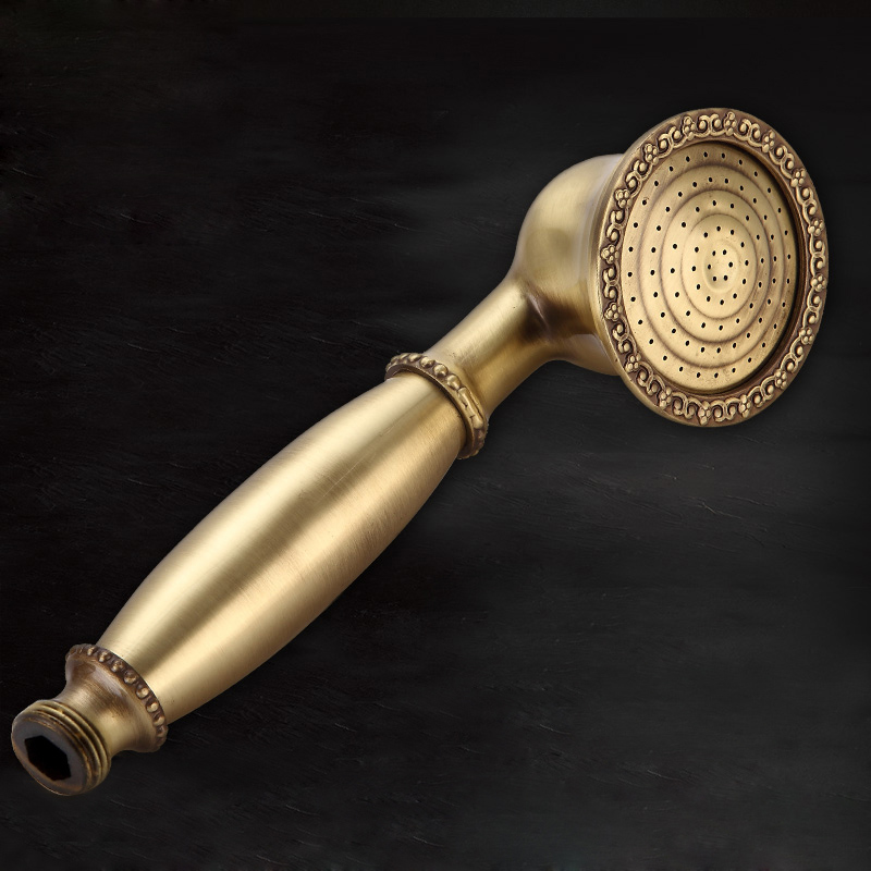 brass antique handheld shower faucet dual handle wall mounted bathroom shower mixer taps good quality