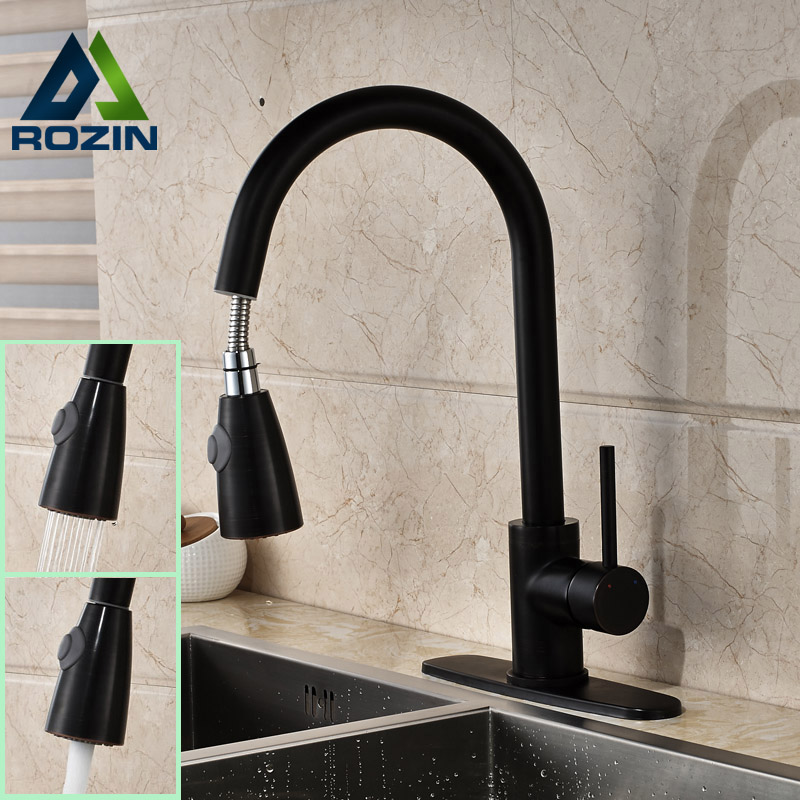 good quality one handle pull out kitchen mixer taps single hole one handle and cold dual sprayer kitchen faucets