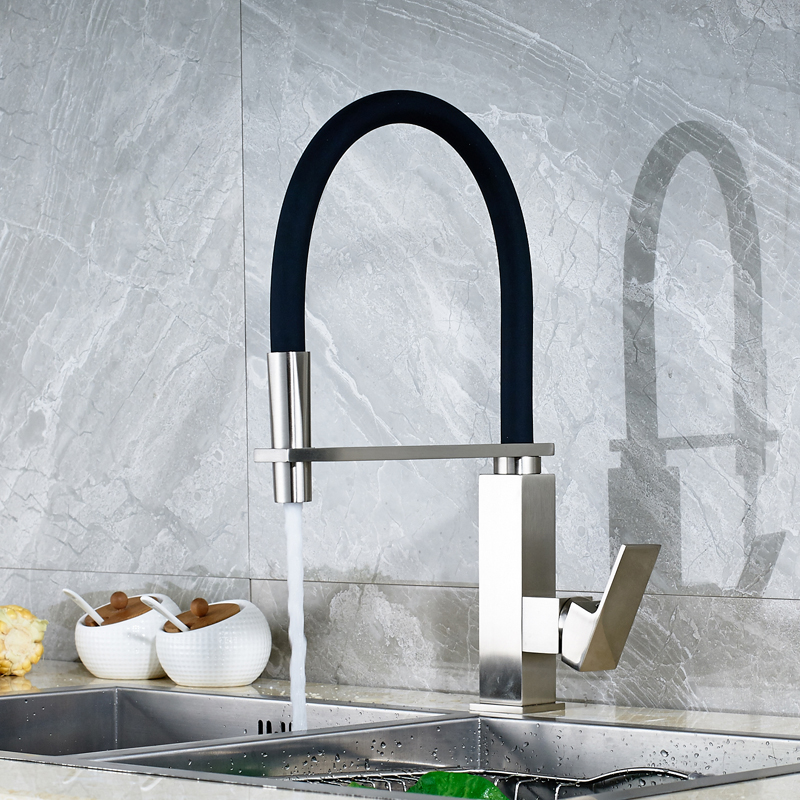 good quality single hole deck mounted kitchen faucet single handle with bracket kitchen mixers with and cold water