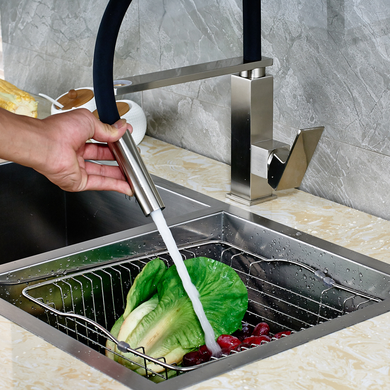 good quality single hole deck mounted kitchen faucet single handle with bracket kitchen mixers with and cold water