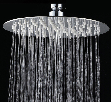 modern design wall mount single handle shower faucet mixer taps 8/10/12 brass rainfall showerhead in chrome